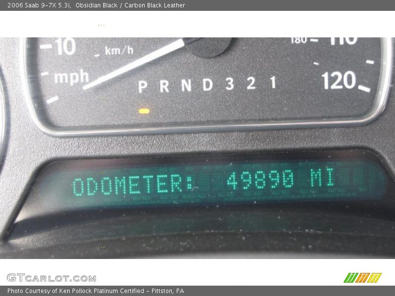 Obsidian Black / Carbon Black Leather 2006 Saab 9-7X 5.3i