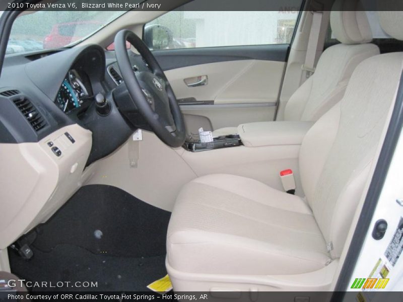 Blizzard White Pearl / Ivory 2010 Toyota Venza V6