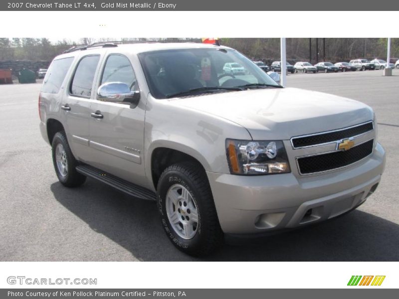 Gold Mist Metallic / Ebony 2007 Chevrolet Tahoe LT 4x4
