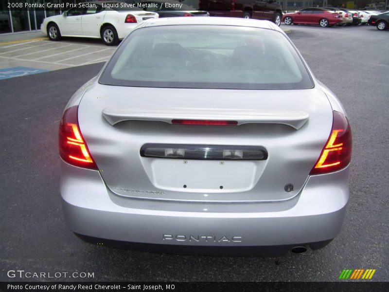 Liquid Silver Metallic / Ebony 2008 Pontiac Grand Prix Sedan