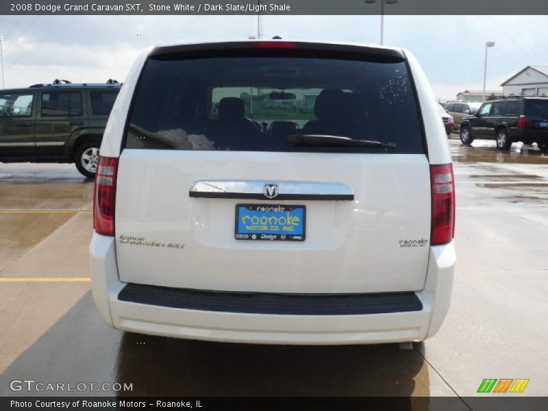 Stone White / Dark Slate/Light Shale 2008 Dodge Grand Caravan SXT