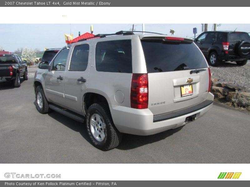 Gold Mist Metallic / Ebony 2007 Chevrolet Tahoe LT 4x4