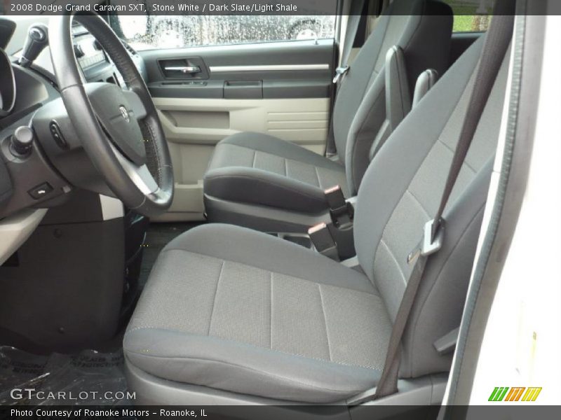 Stone White / Dark Slate/Light Shale 2008 Dodge Grand Caravan SXT