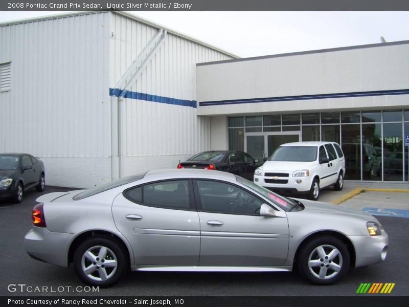 Liquid Silver Metallic / Ebony 2008 Pontiac Grand Prix Sedan