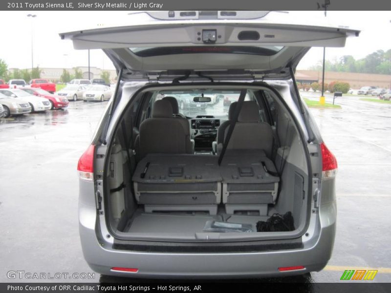 Silver Sky Metallic / Light Gray 2011 Toyota Sienna LE