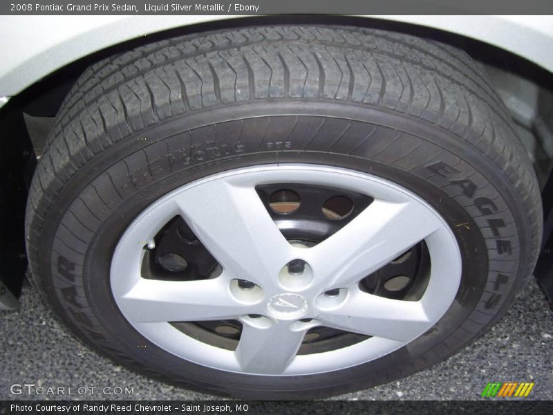 Liquid Silver Metallic / Ebony 2008 Pontiac Grand Prix Sedan