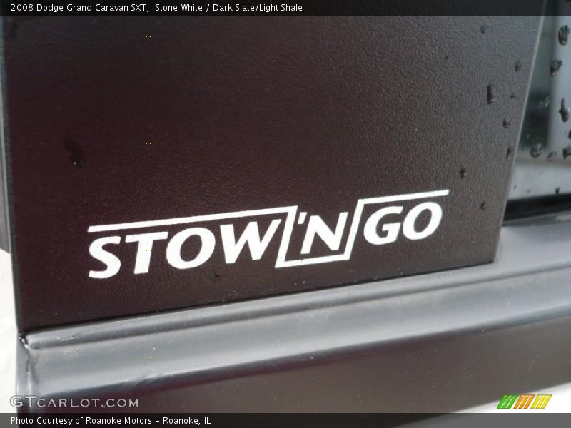 Stone White / Dark Slate/Light Shale 2008 Dodge Grand Caravan SXT