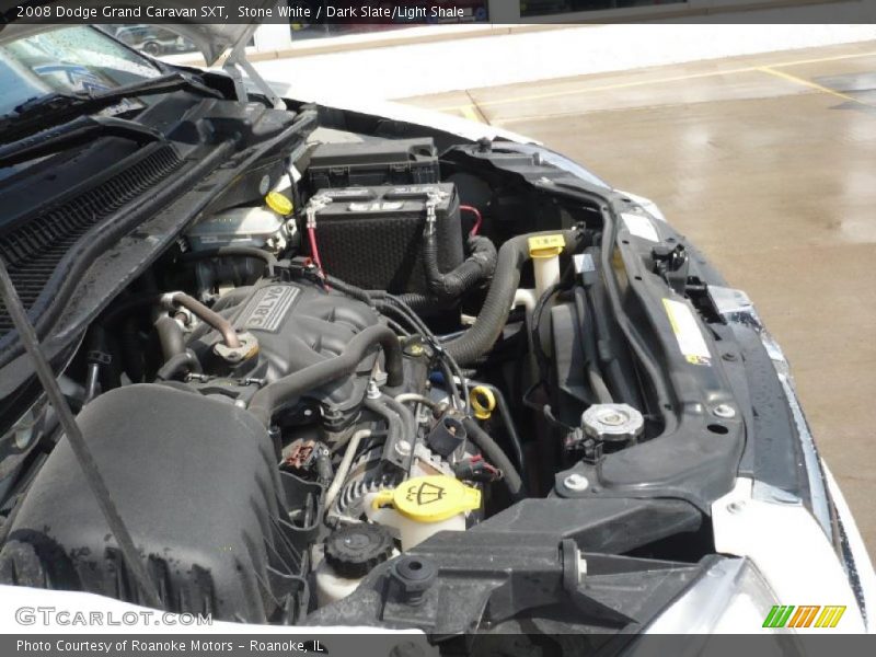 Stone White / Dark Slate/Light Shale 2008 Dodge Grand Caravan SXT