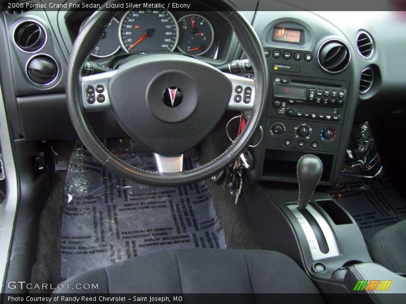Liquid Silver Metallic / Ebony 2008 Pontiac Grand Prix Sedan