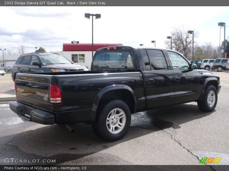 Black / Dark Slate Gray 2003 Dodge Dakota SXT Quad Cab