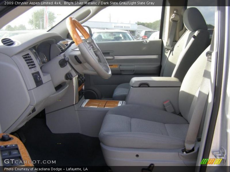 Bright Silver Metallic / Dark Slate Gray/Light Slate Gray 2009 Chrysler Aspen Limited 4x4