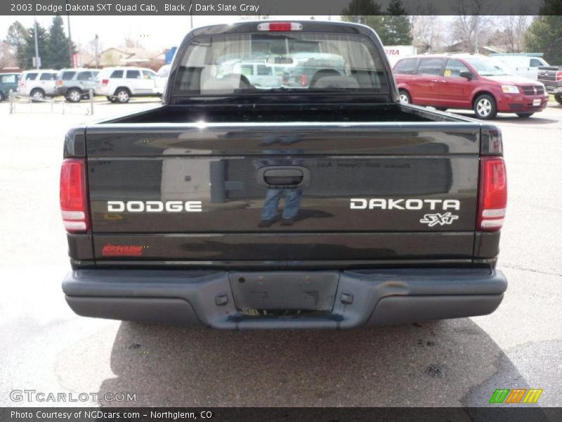 Black / Dark Slate Gray 2003 Dodge Dakota SXT Quad Cab