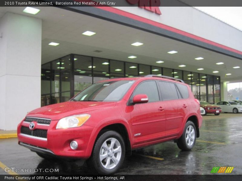 Barcelona Red Metallic / Ash Gray 2010 Toyota RAV4 Limited