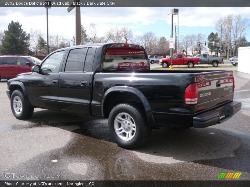Black / Dark Slate Gray 2003 Dodge Dakota SXT Quad Cab