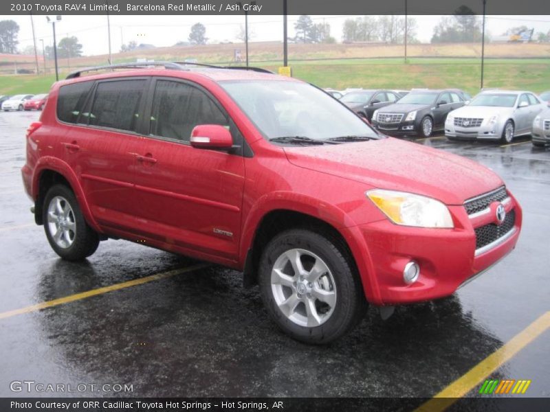 Barcelona Red Metallic / Ash Gray 2010 Toyota RAV4 Limited