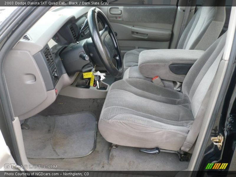 Black / Dark Slate Gray 2003 Dodge Dakota SXT Quad Cab