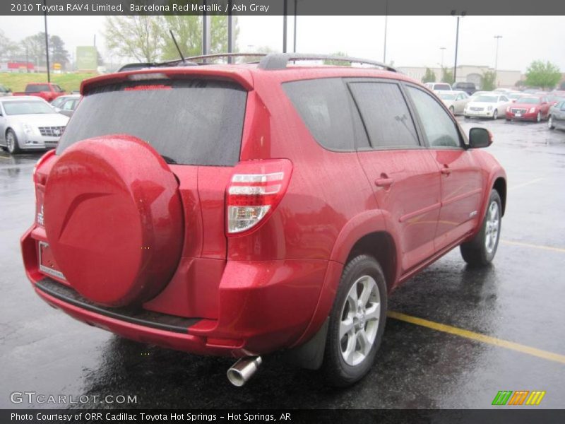 Barcelona Red Metallic / Ash Gray 2010 Toyota RAV4 Limited