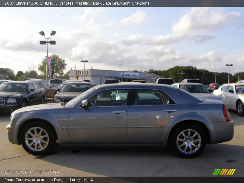Silver Steel Metallic / Dark Slate Gray/Light Graystone 2007 Chrysler 300 C HEMI
