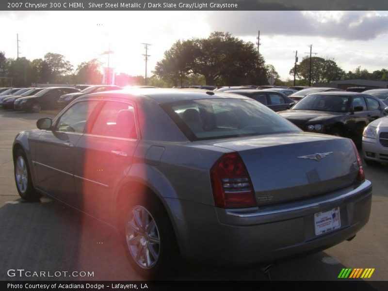 Silver Steel Metallic / Dark Slate Gray/Light Graystone 2007 Chrysler 300 C HEMI