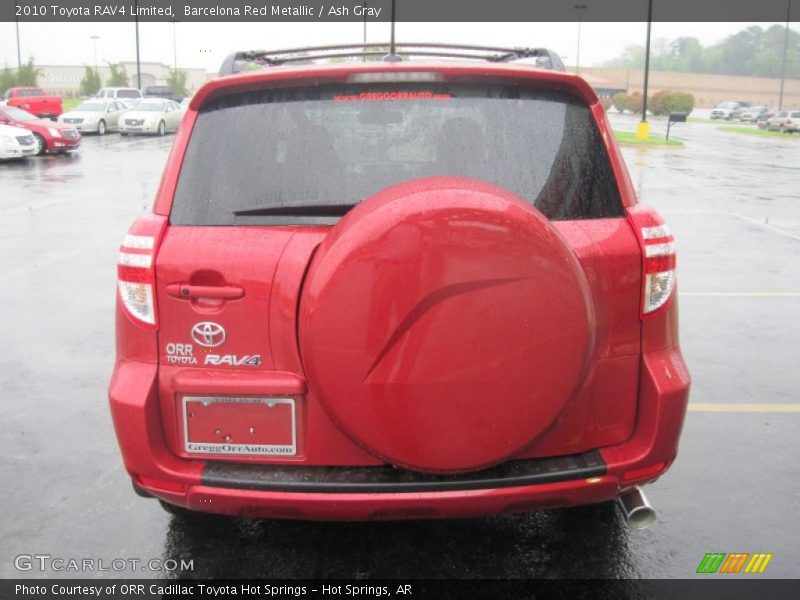 Barcelona Red Metallic / Ash Gray 2010 Toyota RAV4 Limited