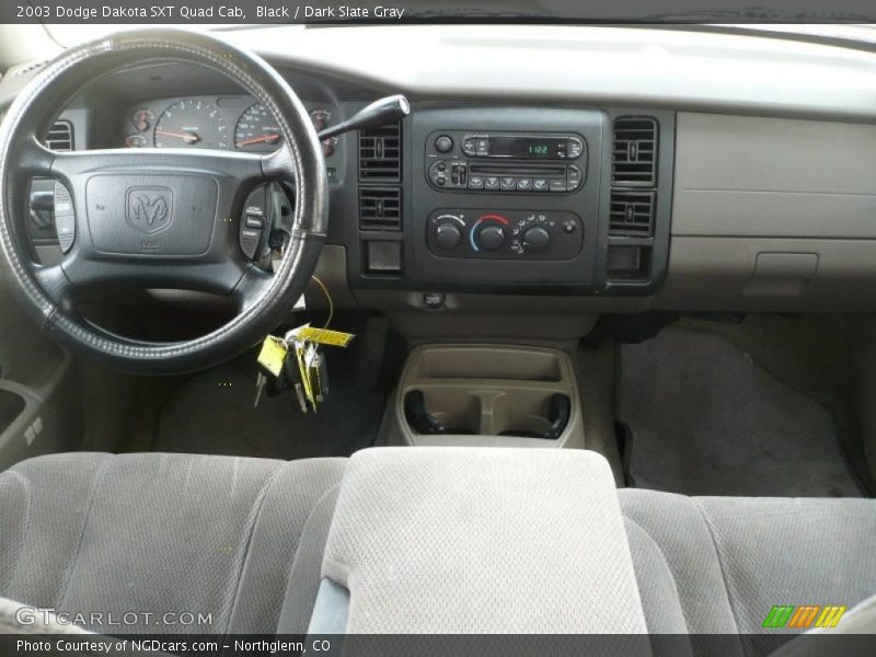 Black / Dark Slate Gray 2003 Dodge Dakota SXT Quad Cab
