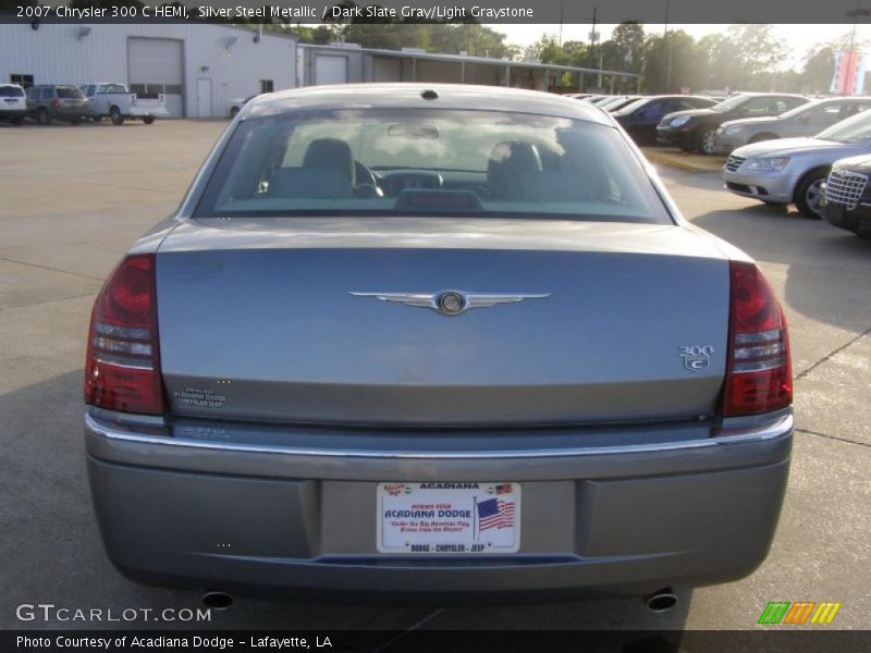 Silver Steel Metallic / Dark Slate Gray/Light Graystone 2007 Chrysler 300 C HEMI
