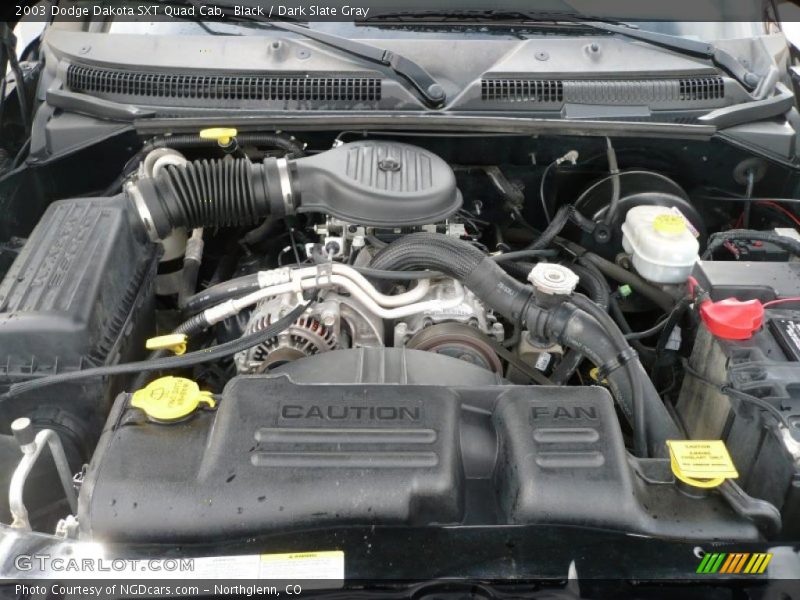 Black / Dark Slate Gray 2003 Dodge Dakota SXT Quad Cab