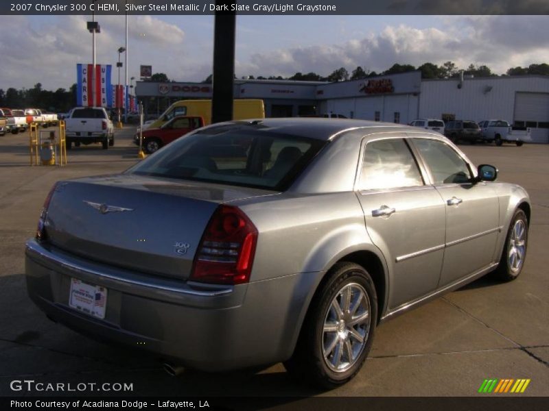 Silver Steel Metallic / Dark Slate Gray/Light Graystone 2007 Chrysler 300 C HEMI