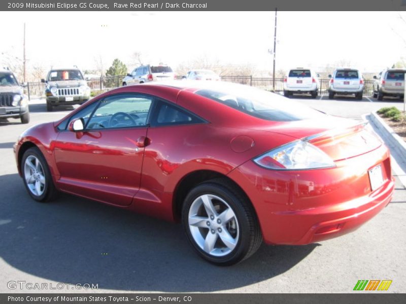 Rave Red Pearl / Dark Charcoal 2009 Mitsubishi Eclipse GS Coupe