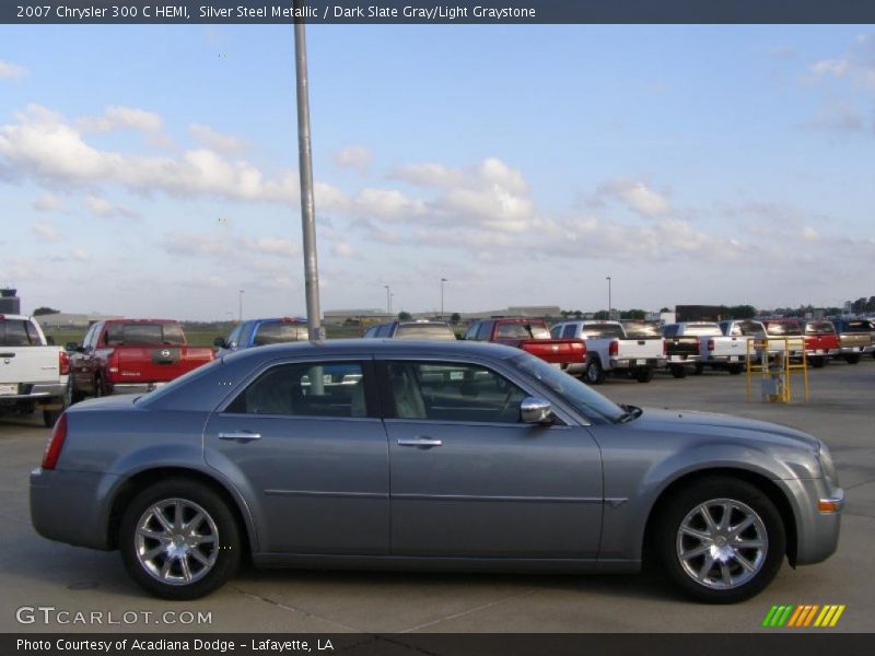 Silver Steel Metallic / Dark Slate Gray/Light Graystone 2007 Chrysler 300 C HEMI