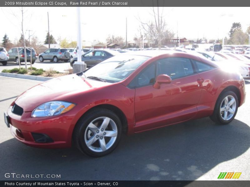 Rave Red Pearl / Dark Charcoal 2009 Mitsubishi Eclipse GS Coupe