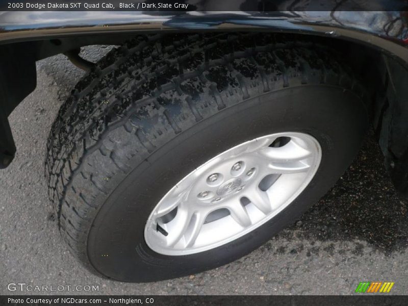 Black / Dark Slate Gray 2003 Dodge Dakota SXT Quad Cab