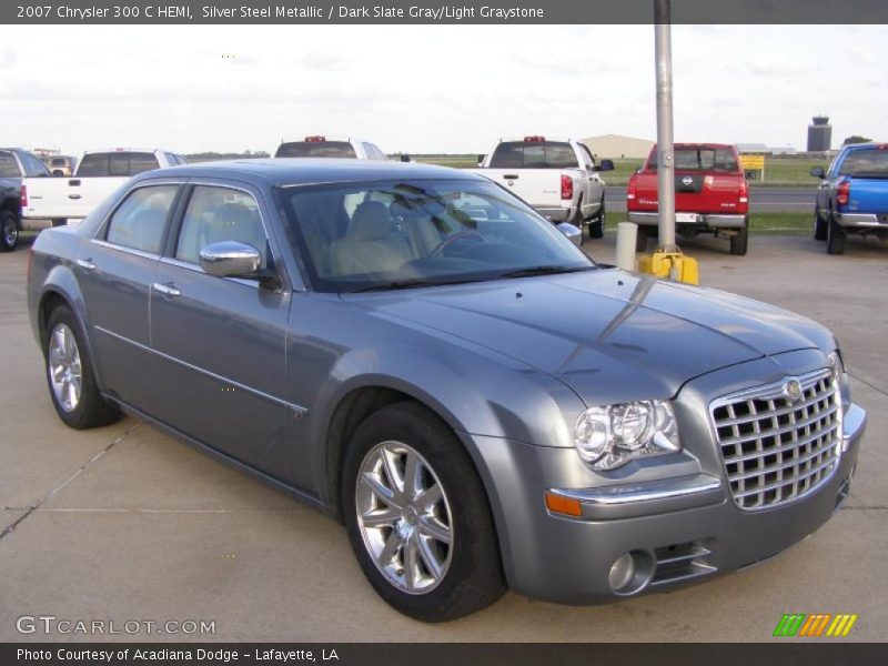 Silver Steel Metallic / Dark Slate Gray/Light Graystone 2007 Chrysler 300 C HEMI