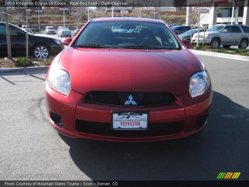 Rave Red Pearl / Dark Charcoal 2009 Mitsubishi Eclipse GS Coupe