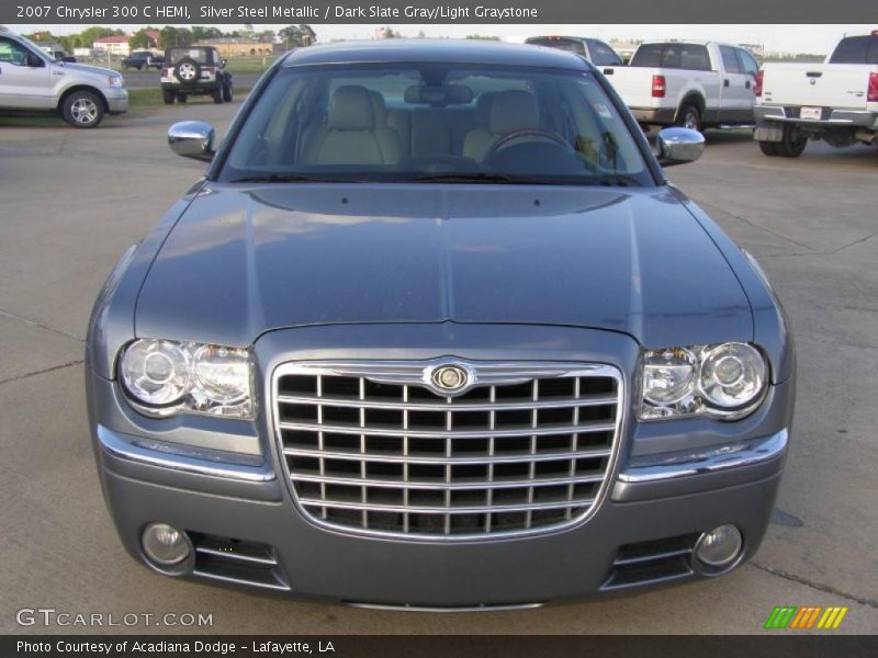 Silver Steel Metallic / Dark Slate Gray/Light Graystone 2007 Chrysler 300 C HEMI