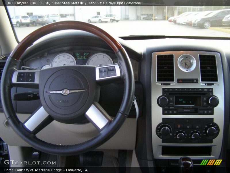 Silver Steel Metallic / Dark Slate Gray/Light Graystone 2007 Chrysler 300 C HEMI