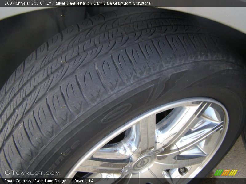Silver Steel Metallic / Dark Slate Gray/Light Graystone 2007 Chrysler 300 C HEMI