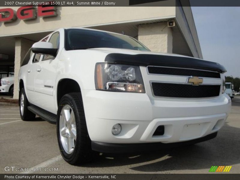 Summit White / Ebony 2007 Chevrolet Suburban 1500 LT 4x4
