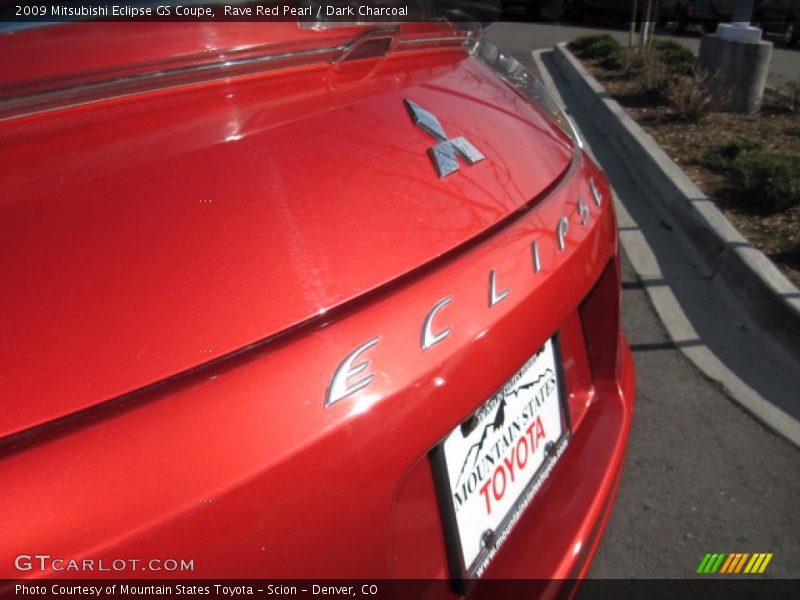 Rave Red Pearl / Dark Charcoal 2009 Mitsubishi Eclipse GS Coupe