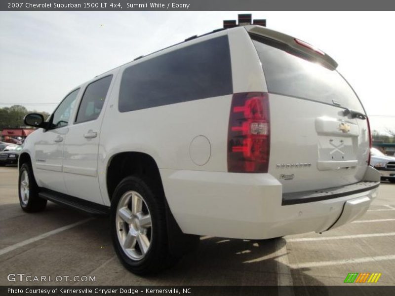 Summit White / Ebony 2007 Chevrolet Suburban 1500 LT 4x4