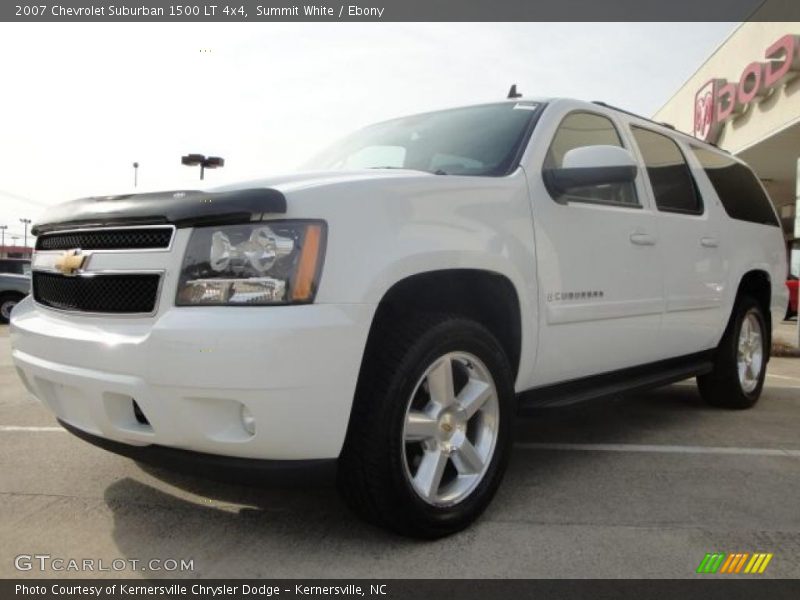 Summit White / Ebony 2007 Chevrolet Suburban 1500 LT 4x4