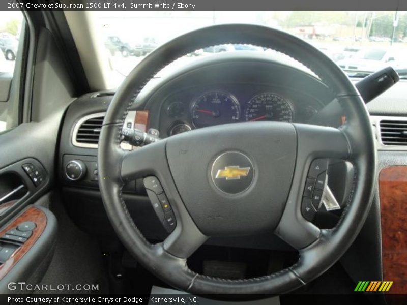 Summit White / Ebony 2007 Chevrolet Suburban 1500 LT 4x4