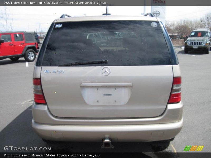 Desert Silver Metallic / Java 2001 Mercedes-Benz ML 430 4Matic