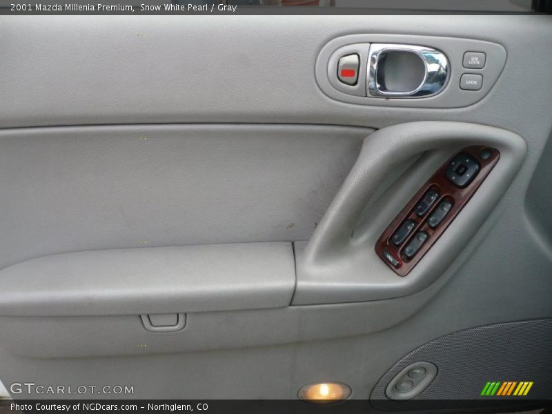 Snow White Pearl / Gray 2001 Mazda Millenia Premium