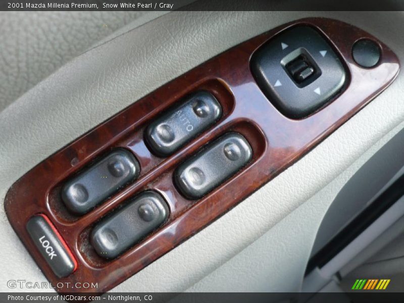 Snow White Pearl / Gray 2001 Mazda Millenia Premium