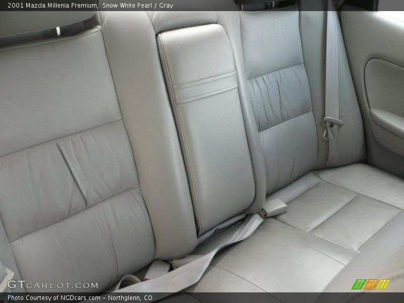Snow White Pearl / Gray 2001 Mazda Millenia Premium