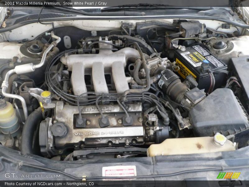 Snow White Pearl / Gray 2001 Mazda Millenia Premium
