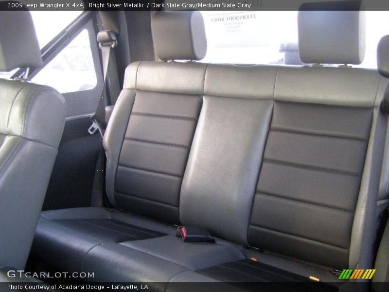 Bright Silver Metallic / Dark Slate Gray/Medium Slate Gray 2009 Jeep Wrangler X 4x4