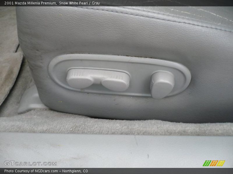 Snow White Pearl / Gray 2001 Mazda Millenia Premium