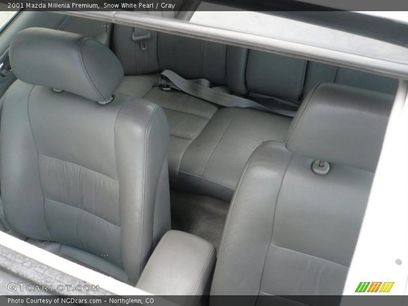 Snow White Pearl / Gray 2001 Mazda Millenia Premium